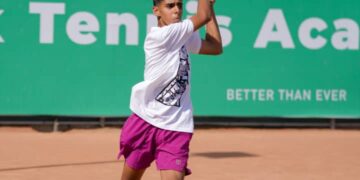 امیر علی فیروزی تنیسور چپ دست ایران فرصتی دوباره در تهران ۱۴۰۳